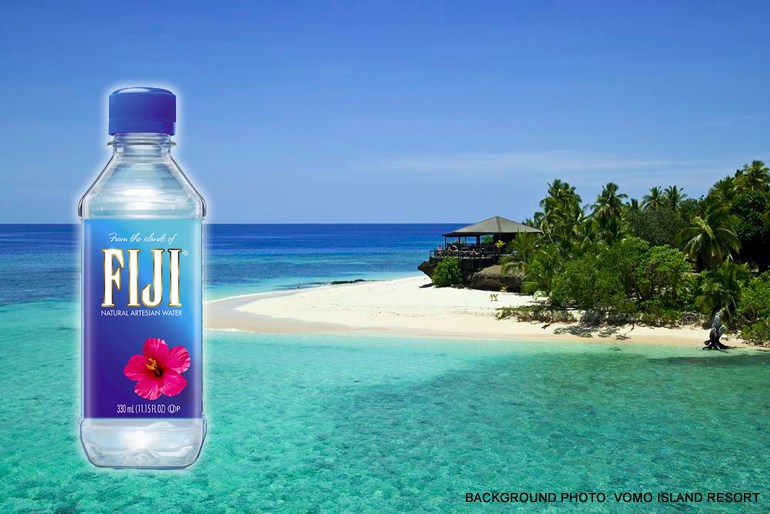 フィジーウォーター Fiji Water 水広場