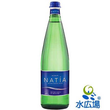 Natia ナティーア 750ml 瓶 12本入り イタリアの天然水 正規輸入品 水広場